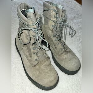 Wellco Combat Boots Air Force Vibram Goretex Lace Up Green Mens Size 8